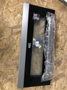 Beko Freestanding Cooker Top Grill Oven Door – Black Glass 607 - Picture 1 of 2