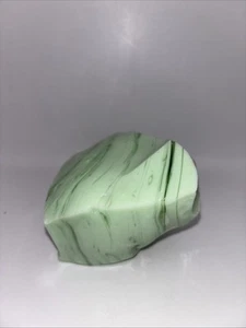 Vidrio de escoria verde como nuevo pieza única - Imagen 1 de 7