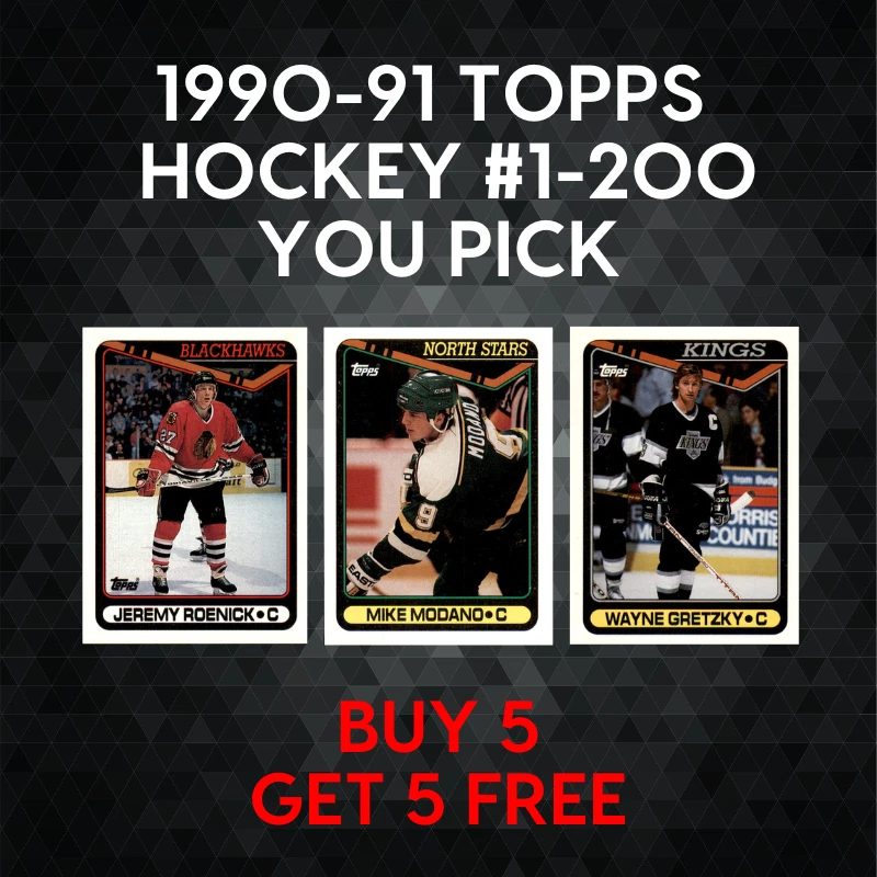 1990-91 Topps Hockey #1-200 - YOU PICK - Complete Your Set - Image 1 of 1