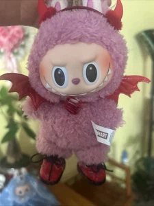Clothing Pop Mart Labubu The Monster Macaron Big Into Energy Red Devil Wing Set - Picture 1 of 16
