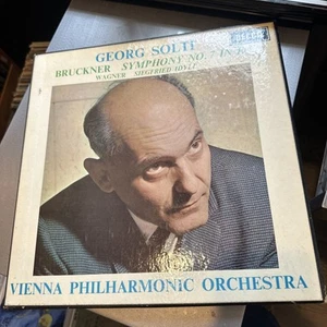 " BRUCKNER 7TH SYMPHONY " SOLTI SUPERB UK DECCA 2LP BOX SET + BOOKLET SET 323-4 - Picture 1 of 9