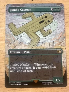 Jumbo Cactuar (Borderless) R FINAL FANTASY 343 NM FIN - Picture 1 of 2