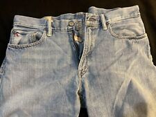 Polo Ralph Lauren men's retro destressed faded denim jeans size 34-30