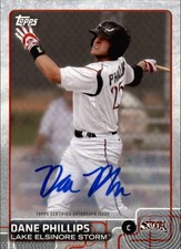 2015 Topps Pro Debut Autographs #73 Dane Phillips