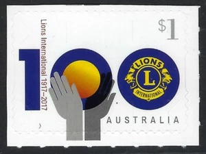2017 Australia SG#4739 Lions Club International Centenary P&S booklet mint MUH - Bild 1 von 1