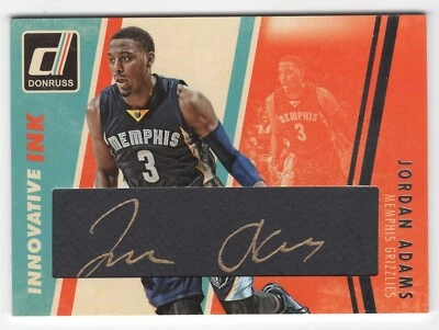 乔丹·亚当斯 2015-16 Donruss 篮球创新墨水签名 #20 灰熊队 — 第 1/2 张图片