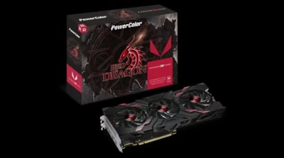 PowerColor AMD Radeon RX Vega 56 8GB GDDR5 Graphics Card-USED/FANS NOT WORKING - Image 1 of 4