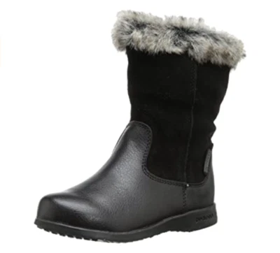 NUEVA Bota Impermeable Pediped Flex Mia Media Pantorrilla Alta Puño de Piel Sintética Cremallera Cuero Foto 1 de 4