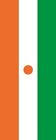 Fahne Flagge Niger im Hochformat verschiedene Gr&#246;&#223;en