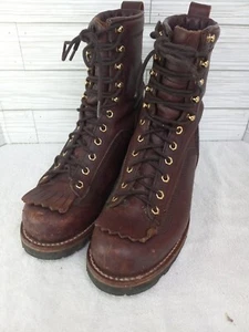 Chippewa Original Leather Brown Sport ILity Boots Mens Size 8M Stock #73075 - Picture 1 of 20