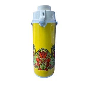 Vintage Peacock Vacuum Bottle Co Cafe Carafe Kujaku 2.5L Airpot Thermos 1970 - Picture 1 of 8