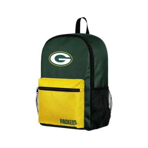 NFL Green Bay Packers Two Tone Backpack with Team Logo Cover