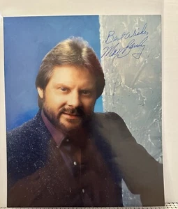Foto a color firmada por Moe Bandy cantante de música country 8 X 10 - Imagen 1 de 2