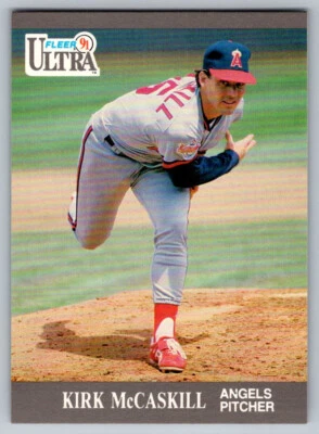 1991 Ultra Fleer # 50 - Kirk McCaskill - California Angels - Image 1 of 2