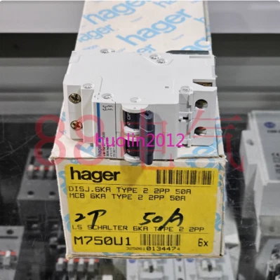 1Pcs New hager xM750u1 2P/50A - Image 1 of 2