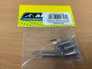 Muelles de escape Apico giratorios Pro tamaño 57 mm plateado paquete de 4 Mx Motox Enduro  - Imagen 1 de 1
