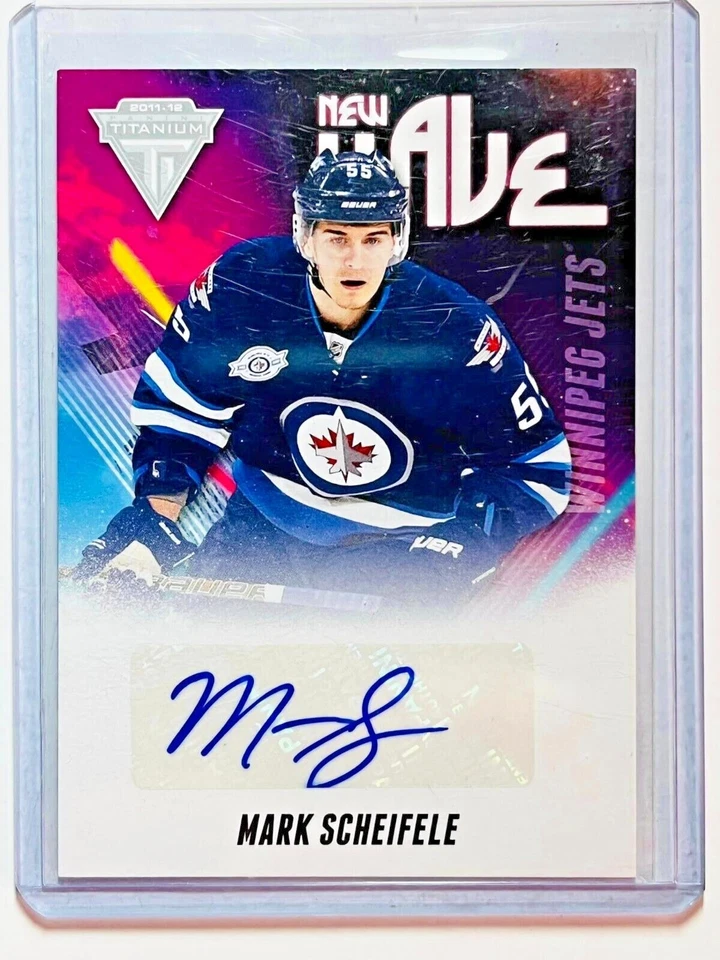  2011-12 Panini Titanium New Wave Autographs #21 Mark Scheifele Winnipeg Jets - Image 1 of 1