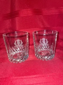 glenlivet whisky glass with 1824 Logo Set Of 2 - Picture 1 of 7