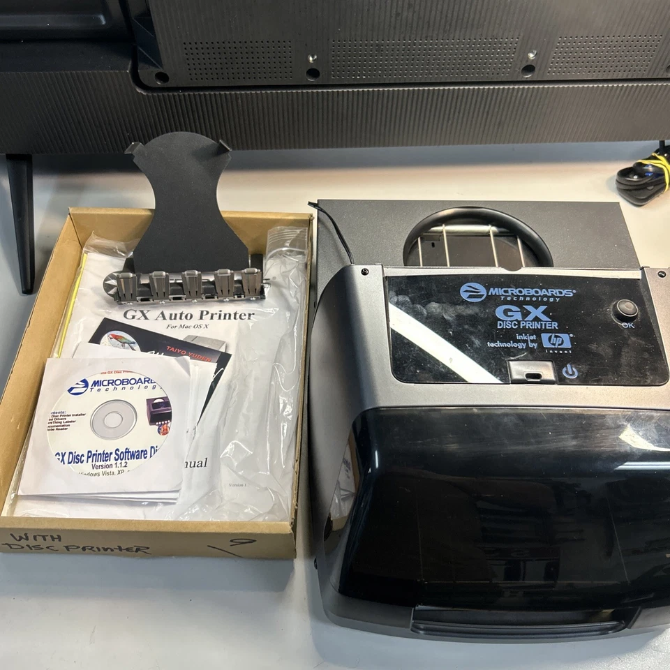 Microboards Technology PX1-2000-01 Disk Printer GX With Manuals And CDs - Image 1 of 4