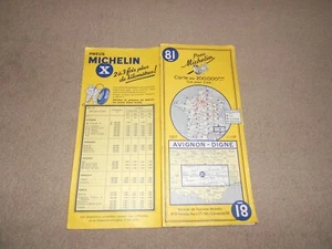 Vintage Michelin Paper Map of Avignon-Digne France. - Picture 1 of 4
