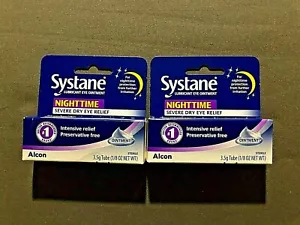 (2) New Systane Nighttime - Lubricant Eye Ointment, Overnight, Intensive Relief - Picture 1 of 1