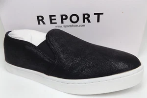 NEW! Report Women's ARVEY Fashion Slip on Sneaker Size 8.5 Med, Black Shimmer - Picture 1 of 12