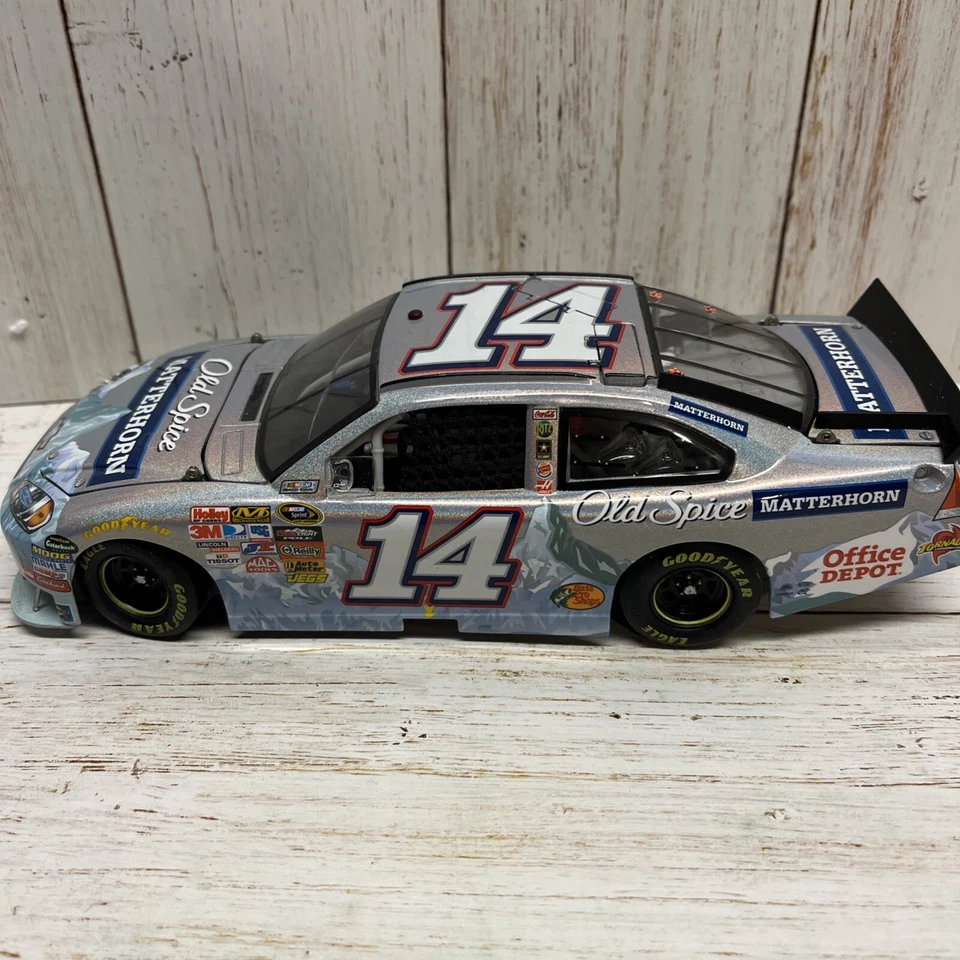 Tony Stewart #14 Old Spice 2010 Impala White Gold RCCA ELITE 1:24 - Image 1 of 4