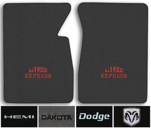 Ram, Dakota, Lil Red Express Logo Cutpile Floor Mats - Choose Mat Color And Logo - Picture 1 of 7