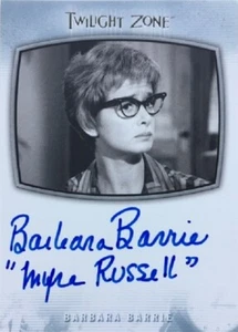 "Autógrafo de inscripción Barbara Barrie 2020 de Twilight Zone AI-20 ""Myra Russell" - Imagen 1 de 1