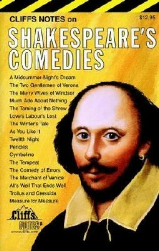 Shakespeare's Comedies by Cliffs Notes Staff (1999, Trade Paperback) - Image 1 of 1