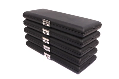 10件装Bassoon Reed保护壳10簧片保护壳坚固轻便带锁真皮 — 第 1/4 张图片