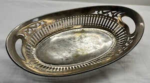 Antique 1920s Algonquin Club Reed & Barton Silverplate Bread Basket Boston, MA - Picture 1 of 9