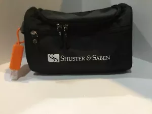 Seville Gear Herren Kulturbeutel mit 4 kleinen Flaschen und Reisepass Geldbörse F36 - Bild 1 von 8