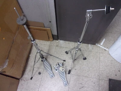 Лот Ddrum Hi-Hats + стойка для тарелок и басовый барабан педаль молодежная детская барабанная установка - Изображение 1 из 4