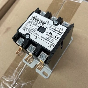 NEW * Wilspec Industries CT-3XQ04GG 3 Pole 50A Contactor - Picture 1 of 3