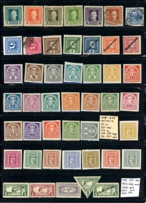 Austria Great Selection of 49 MH/Used Stamps - CV=$17.00 - See Scan   (24-C186) - Image 1 of 2