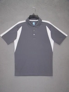 PGA Tour Polo Shirt Youth XL 18/20 Gray White Golf Short Sleeve Logo Unisex - Picture 1 of 11