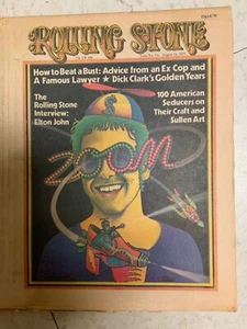 ROLLING STONE 141 ELTON JOHN COVER Aug 16 1973 How to Beat a Bust Lawyer-Advice - Picture 1 of 3