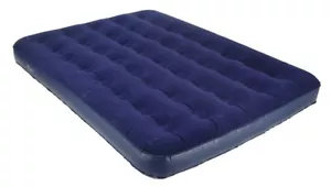 Velours Gästebett Doppelbett Luftmatratze Camping Bett Luftbett 191 x 137 x 22cm - Bild 1 von 1
