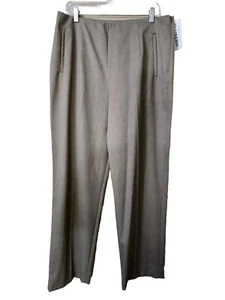 Pendleton Dress Pants Womens 14 Flat Front High Rise Tan Wool Please Read Detail - Picture 1 of 11