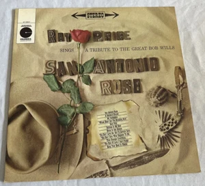 RAY PRICE / SINGS A TRIBUTE TO THE GREAT BOB WILLS SAN ANTONIO ROSE (LP, 1973) - Picture 1 of 3
