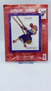 red hat society cross stitch Lot of 3. Candamar Designs - Picture 1 of 6