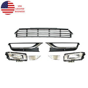 new front bumper lower grille insert fog light bezel set 2012- 15 Passat - Picture 1 of 4