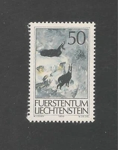Liechtenstein #850 VF MNH - 1986 50rp Hunting Chamols In Winter, Rappenstein - Picture 1 of 1