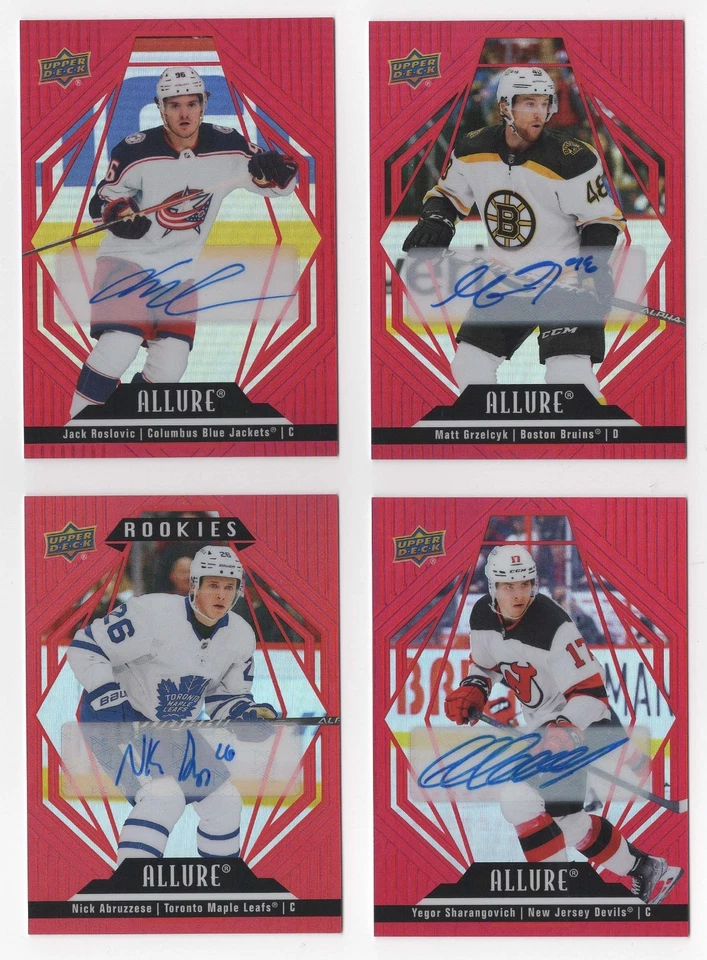 2022-23 Upper Deck Allure Red Rainbow Auto Autograph Pick From List - Image 1 of 1