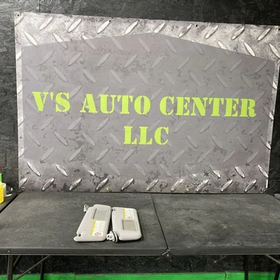 Conjunto de par de para-sol lateral motorista passageiro Lexus GS300 GS350 GS430 2006-2011 cinza - Imagem 1 de 4