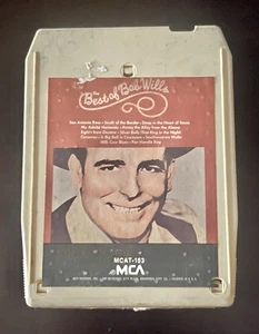 The Best of Bob Wills 8-Track Cartridge Collectible TESTED - Picture 1 of 7