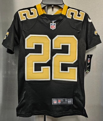 Camiseta deportiva negra Nike On Field New Orleans Saints #22 Mark Ingram - talla pequeña juvenil Foto 1 de 4