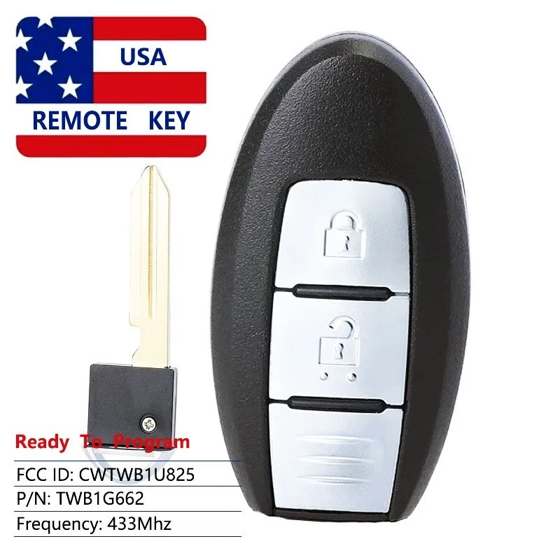 Mando a distancia llave inteligente para Nissan Juke Leaf Cube Note Micra 2012-2016 TWB1G662 Foto 1 de 1