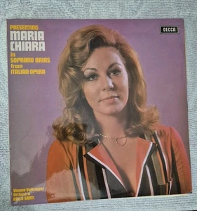 MARIA CHIARA Soprano Arias From Italian Opera Decca LP VG+/VG+ (4936) - Picture 1 of 8